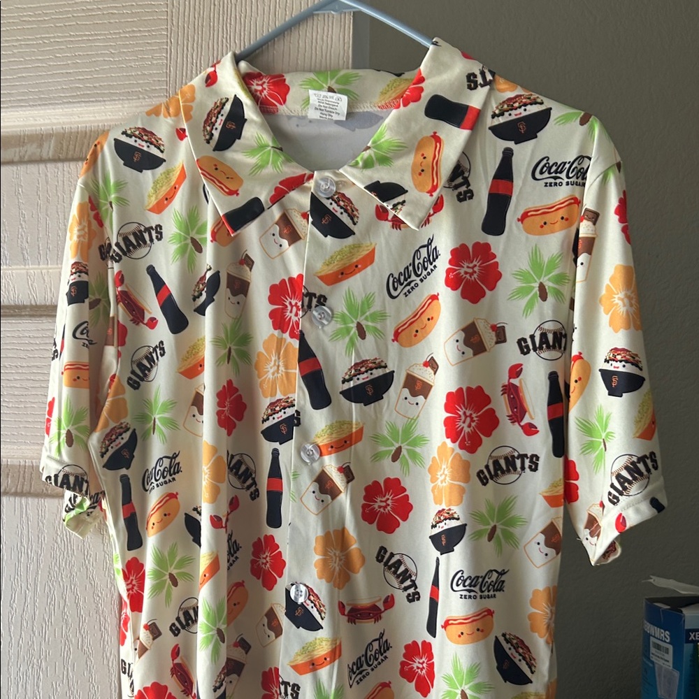 Coca-Cola Themed Men's Shirt - Multicolor